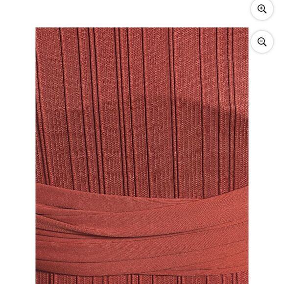 Time and Tru Women's Rusty Brick Wrap One-Piece Swimsuit with Tie Waist Size XL - Picture 3 of 8